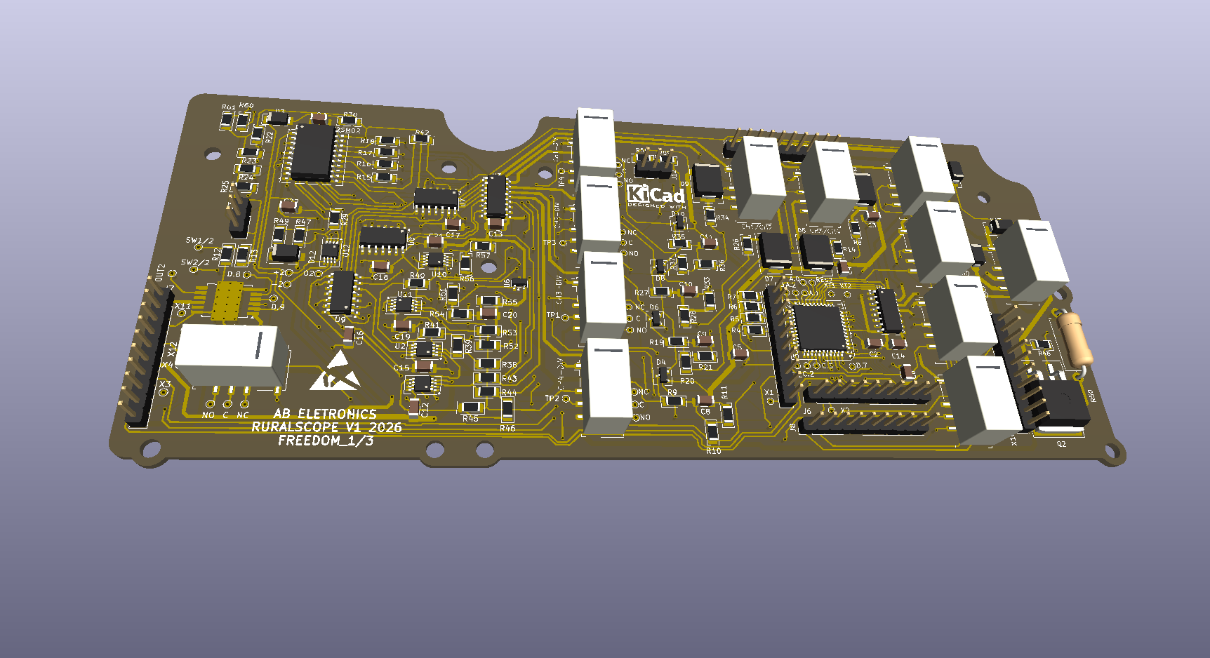 Visualização 3D de hardware RuralScope